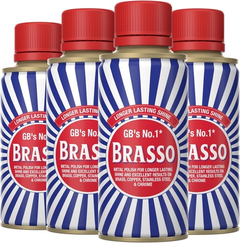 Brasso metal polish liquid - brasso,