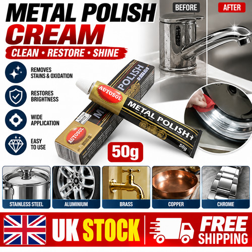 Metal polish 5ml 50g - polish, tube