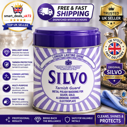 Silvo metal polish wadding - silvo,