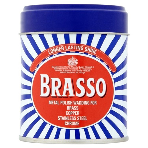 Brasso metal polish wadding - or,