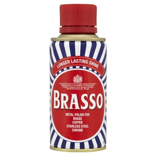 Brasso metal polish - metal, or