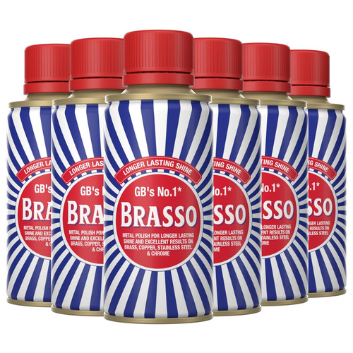 Brasso metal polish liquid - brasso,